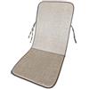 Olibo' Srl Cuscino Spalla Alta Grigio Chiaro per Poltrone da Giardino 110x48x2,5 cm