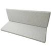 Olibo' Srl Cuscino Dondolo Seduta e Schienale Sfoderabile 3 Posti max Liso Gris Grigio chi