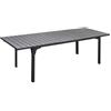 Verdelook Tavolo Rettangolare Allungabile da Giardino Tenerife 180/240x90x76 cm