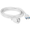 Poly Pool Prolunga 3 mt Spina 10/16a e Presa Trivalente 10/16a 2p+t di Poly Pool