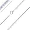 PLANETYS - Catenina per Bambini Argento Sterling 925 Rodiato Modello Spiga Larghezza: 1.4 mm Lunghezza: 34 cm