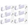 Moguxb Kit Piercing Orecchio 6pcs Pistola per Piercing Orecchio Usa e Getta con 6 Perni per Orecchie Sicurezza Piercing Orecchio Pistola per Orecchini Orecchio Indolore per Donna Uomo