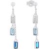 s.Oliver Orecchini in argento sterling 925/acciaio inossidabile da donna, orecchini, forniti in confezione regalo per gioielli