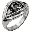 81stgeneration Anello con Occhio Magico in Argento Sterling per Donna | Anello Argento 925 per Uomo | Amuleto Protettivo dell'Occhio Onniveggente | Gioielli Spirituali del Terzo Occhio