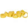 Kerbl Hobbyfarming Anello a Spirale, 16 mm, Giallo Plastica, 100 Pezzi