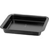 Lagostina Gustosa Rostiera Teglia da Forno Rettangolare in Acciaio Antiaderente per Forno, Nero, 29x23 cm