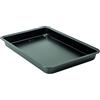 Lagostina Gustosa Rostiera Teglia da Forno Rettangolare in Acciaio Antiaderente per Forno, Nero, 42x29x4 cm