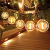 FANSANMY Catene Luminosa Esterno 18M/60FT, 30+1 LED G40 Lampadine,Risparmio Energetico Luci a Festone per Esterni, IP45 Luci da Giardino Impermeabili per Cortile Matrimoni, Feste