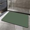 Odot Tappeto Bagno Antiscivolo Diatomite, Colore Solido Minimalista Lavabile Assorbente Asciugatura Rapida Tappetino in Microfibra Tappetino da Bagno per Doccia Ingresso Cucina (Verde,80x120cm)