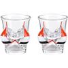 ITODA Confezione da 2 bicchieri da shot 3D creativi a forma di corpo umano, bicchieri da birra sexy a forma di corpo femminile, bicchieri da whisky, novità a forma di bikini, bicchieri in vetro per