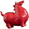XLWLLNJ Statua di Cavallo in Ceramica, Scultura, Da Collezione, Artigianato, Decorazione per Il Capodanno Cinese, Statuetta di Cavallo per Mensola, Mobiletto, Rosso, Accendi