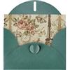 PHAYAH Cartolina vintage Parigi, biglietti di auguri vuoti con buste, 10,2 x 15,2 cm, biglietti di ringraziamento per Natale, vacanze, compleanno, laurea, anniversario, verde scuro