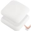 EBANKU - Bracciolo quadrato per unghie, in morbida pelle di microfibra, poggia mano e gomiti, per scrivania, poggiapolsi, supporto ergonomico, antiscivolo, per manicure, unghie acriliche, giochi