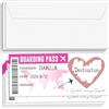 IKOPFLN 5 set Regalo viaggio sorpresa Biglietto da grattare Buono viaggio Regalo viaggiatore, regalo romantico, regalo san valentino Biglietto aereo, carta di imbarco Gratta e scopri, gratta e vinci