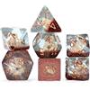 Gate Keeper Games & Dice Gate Keeper Games and Dice: Inclusion Dice: Puppy Dice - 7pc RPG Set, Tan Puppy