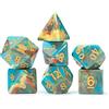 Gate Keeper Games & Dice Gate Keeper Games and Dice: Van Gogh Dice: Self Portrait - 7pc RPG Set, Blue, Or