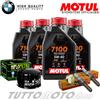 Motul - Hiflo - NGK Tagliando BMW C 650 GT 2011-2020 / Kit Olio Motul 7100 5W40 Filtro Candele C650