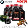 Motul - Hiflo - NGK Tagliando BMW R 1200 RS LC 2014 2015 2016 2017 2018 / Olio Motul Filtro Candele
