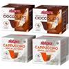 Generico Kit 80 Capsule compatibili con Nescafé Dolce Gusto - 4 Cappuccino senza lattosio e 4 Cioccolato, 8 confezioni da 10, confezioni Ristora