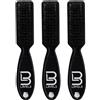 L3 Level 3 Fade Brush Set - Kit di pennelli da barbiere per dissolvenze e formazioni - Strumento essenziale da barbiere - 3 pezzi