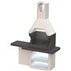 Barbecue in muratura Ulisse appendice laterale griglia 67x40 cm