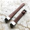 NICKSTON Marrone Stile Unisex pelle Morbida Fascia Cinturino Con Punti per Fitbit Alta Hr