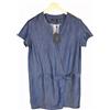 Cop-Copine Abito Stradale COP COPINE Donna (EU) 40 Avvolgente Mini Denim Look Fit Relaxato