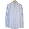 Suitsupply Uomo Camicia 42/16 1/2 Extra Slim Blu Puro Cotone A Manica Lunga