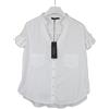 Tricot Chic Blusa Tricot Chic Donna US 10 Manica Corta Con Rouches Oversized