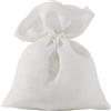 Generic Lotto di 12 Sacchetti portaconfetti in Cotone Vari Colori 10x12 cm BOMBONIERA Porta Confetti (Classico Bianco)