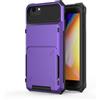 SORAKA Cover per iPhone SE 2022/2020/iPhone 8/7 con portacarte Portafoglio Custodia Armatura iPhone 8/SE 2020 Custodia PC TPU 2 in 1 a doppio strato Custodia paraurti antiurto può contenere 5 carte