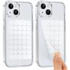 Knrlqim 2 Ventosa per Telefono,Ventose per Telefono in silicone,Compatibile con Tutti i Modelli,Porta Smartphone Antiscivolo per Selfie e Video,Hands-Free, Accessori Telefono(Trasparente)