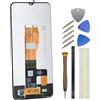 Double Sure Complete Screen for Realme C30 C33 RMX3581 RMX3623 RMX3623 RMX3624 LCD Display Touch Digitizer Screen Replacement Part Include Tool Kit And Adhesive Black 6.5