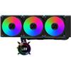 Lian Li GA II Hydroshift II LCD-C 360CL Processore Raffreddatore di liquidi tutto in uno 12 cm Nero 1 pz (Lian Li HydroShift II LCD-C 360R All In One CPU Cooler 360mm - Black)