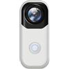 Elchuiaby Action Camera sportiva 4K, stabilizzata con giroscopio, design impermeabile IP68, obiettivo grandangolare, telecomando WiFi per viaggi avventurosi (bianco 01)