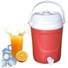 Generic Dispositivo di raffreddamento portatile per bevande, dispenser d'acqua isolato da 4 litri con beccuccio, caraffa termica calda e fredda, serbatoio per bevande da campeggio, contenitore per idratazione