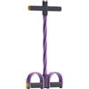 Generic Fascia di resistenza per pedali, 26,5 x 46 cm, per stretching gambe, attrezzatura per allenamento addominale, espansore per bodybuilding, attrezzatura dimagrante elastica per esercizi a 4 tubi per