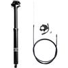 Generic 860i Reggisella Ammortizzat e Telescopico MTB 30,9/31,6 mm, Kit Alza Tubo Sella Bici Telescopico, Comando Sella Telescopico, Dropper Post Idraulico Remoto Canotto Sella,30.9 * 445mm