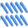 Qqmora Overgrip per Racchetta da Badminton, Antiscivolo, Comfort, per Sport Agonistici, Dimensioni 44,1x1, quantità da 10 (Blu)