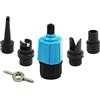 HFMYGS SUP, adattatore per pompa, adattatore SUP per compressore, adattatore per pompa ad aria, con 4 bocchette per gas per paddle tavole gonfiabili, gonfiabili, barche gonfiabili, letto gonfiabile (rosa)
