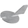 kwoifioy Pinna marina dell'anodo di durevolezza per 50 - 100HP Fuoribordo Leghe di zinco di durevolezza 67F-45371-00 Anodo della linguetta del trim Anodo Marine Fin Premium Zinchi Anodi