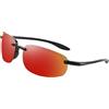 carotoe Occhiali da sole polarizzati da pesca per guida, ciclismo, sport all'aria aperta, occhiali protettivi alla moda, leggeri, occhiali polarizzati protettivi dal sole