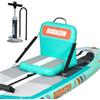 DURAERO Sedile Kayak Gonfiabile con Schienale - Sedile SUP con EVA Antiscivolo, Seduta Comfort per Stand Up Paddle, Canoe e Accessori Kayak, Verde menta