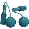 Zxpjkyu Corda Saltare Palestra Corda Allenamento Corda Fitness Allenamento Peso Materiale Acciaio PVC Sfere Pesanti Manici Rivestiti Comfort Adatta per Ufficio Movimento Giornaliero