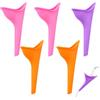 ugescdbi 5 orinatoi da donna, orinatoio portatile, in silicone, da donna, in piedi, riutilizzabile, per viaggi, escursioni, campeggio, auto, festival