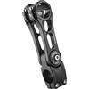 Generisch Manubrio per mountain bike, 31,8 mm, in lega di alluminio leggera con finitura portatile, Extender Precision Fit, accessorio da ciclismo per trail climbing racing, 31,8 x 145 mm, alluminio nero