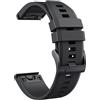 NotoCity Cinturino per Garmin Fenix 5/5 Plus/6/6 Pro, Forerunner 935/945/955/965, 22mm Cinturino per Garmin Fenix 7/7 Pro/8/8 pro 47mm, Instinct/2, Epix 2/Epix Pro 47mm, Approach S62/S60(Nero)