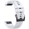 NotoCity Cinturino per Garmin Fenix 5/5 Plus/6/6 Pro, Forerunner 935/945/955/965, 22mm Cinturino per Garmin Fenix 7/7 Pro/8 47mm, Instinct/2, Epix 2/Epix Pro 47mm, Descent G1, Approach S62/S60(Bianco)