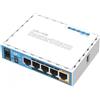 MikroTik WiFi 5 router Mikrotik hAP ac lite (RB952Ui-5ac2nD) 2.4GHz(2x2)/5GHz(1x1) 5p