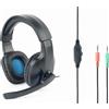 Gembird GHS-04 GEMBIRD Headset Stereo+Mikro verstellbar Klinke schwarz